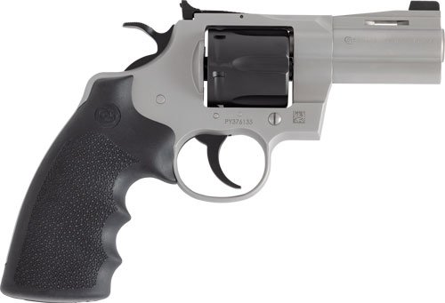 COLT PYTHON 357MAG 3" TWO-TONE - MATTE WITH HOGUE GRIPS (TALO)