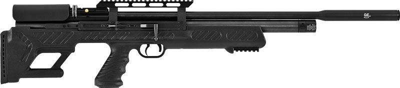HATSAN BULLBOSS .25 PCP 1100 - FPS BLACK/SYNTHETIC W/2 MAGS