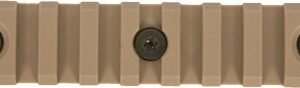 BCM RAIL SECTION--NYLON KEYMOD - 4" RAIL FDE