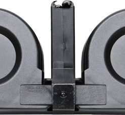 IVER JOHNSON MAGAZINE AR15 - 223 100RD DRUM BLK/CLEAR POLY