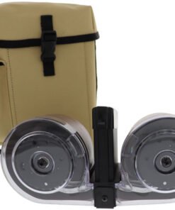 IVER JOHNSON MAGAZINE AR15 - 223 100RD DRUM BLK/TAN POLY