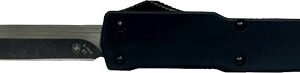 TEMPLAR KNIFE SLIM ZINC OTF D2 - BLK DROP POINT 3.1" BLK RUBBER