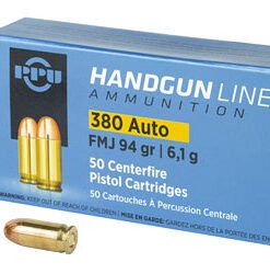 PPU 380ACP FMJ 94GR 50/1000