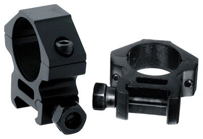 UTG RINGS 1" LOW PROFILE - MATTE BLACK PICATINNY/WEAVER