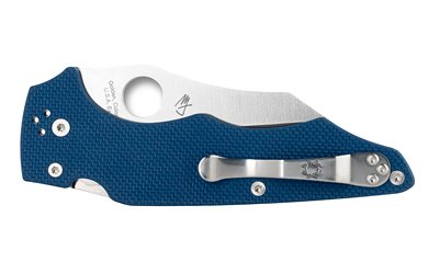 SPYDERCO YOJUMBO 3.98" BLU/SLV PLAIN - Image 2