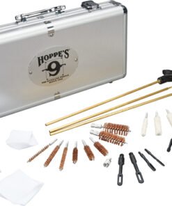 Alternative view of HOPPES DELUXE GUN CLEANING KIT - BRASS ROD 31PC W/ALUMINUM BOX