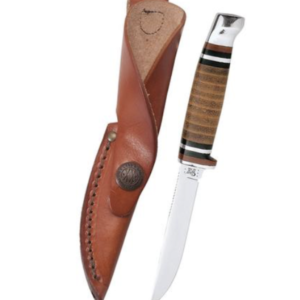 CASE HUNTER SKINR 61/4" LTHR GRIP