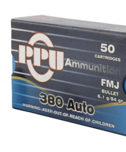 PPU 380 AUTO 94GR FMJ 50BX