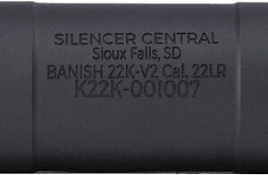 BANISH SUPPRESSORS BANISH22K - V2 RIMFIRE 1/2X28 BLACK