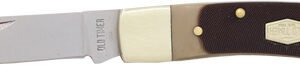 OLD TIMER KNIFE BEAR HEAD - 1-BLADE LOCKBACK 2.2" S/S DEL