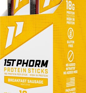 1ST PHORM PROTEIN BEEF STICKS - BREAKFAST SAUSAGE 15 STICKS