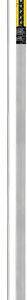 PRO SHOT STAINLESS 1PC RIFLE - CLEANING ROD 38.5" .17 CAL JAG