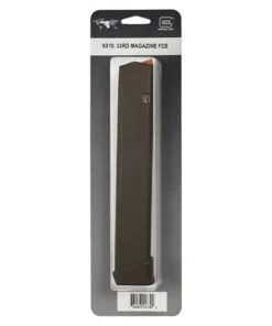 Alternative view of GLOCK GEN5 MAG 9mm 33rd (FDE mag floor plate FDE, follower orange) Pkg