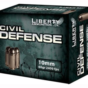 LIBERTY CIVIL DEFENSE 10MM - 60GR HP 20RD 10BX/CS