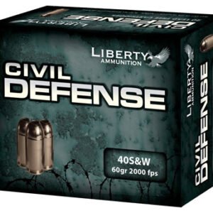LIBERTY CIVIL DEFENSE - 40 SW 60GR HP 20RD 10BX/CS