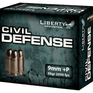 LIBERTY CIVIL DEFENSE - 9MM LUGER 50GR HP 20RD 50BX/CS