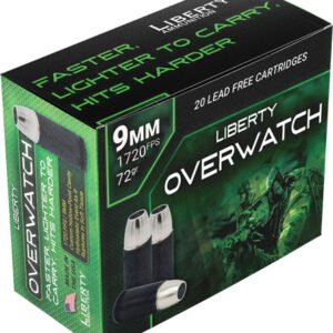 LIBERTY OVERWATCH 9MM LUGER - 72GR HP 20RD 10BX/CS