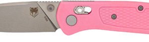 COBRATEC EDC SCOUT BAR LOCK - 3.12" PINK STAINLESS STEEL