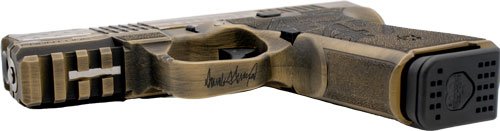 BLACK RAIN FRONTLINE 9MM - PISTOL TRUMP CUSTOM 15RD GOLD - Image 3