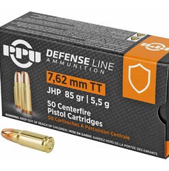 PPU 7.62 TOKAREV JHP 85GR 50/500