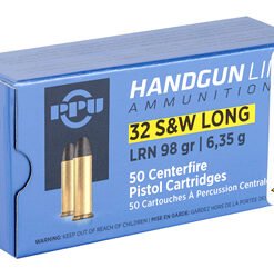 Alternative view of PPU 32 S&W LONG LRN 98GR 50/500