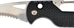 RUKO SPRING ASSIST FOLDER - 1.75" RESCUE KNIFE BLACK