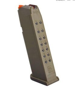 Glock Gen5 Factory Magazine G17 G17L G19 G19X G26 G34 9mm Luger - Flat Dark Earth 17/rd