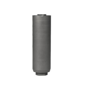 Q Jumbo Shrimp Quick Attach Suppressor 6.5 Creedmoor Titanium 5/8x24 5.7" Bead Blast Finish with Rearend Muzzle Device