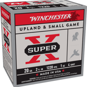 WINCHESTER SPR-X HB GL 20GA 23/4 #4 1OZ 25RD BX 250RD CS