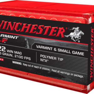 WINCHESTER VRMNTLF 22WM 25GR POLY TIP 50RD