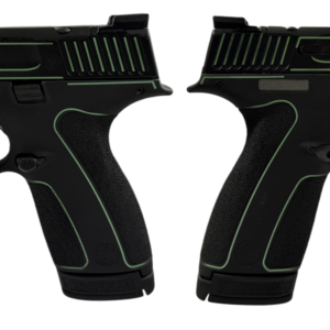SMITH & WESSON M&P 9 SHIELD X NTS BLACK/LIME GREEN PISTOL 3.6" N.S. 1-13RD, 1-15RD MAG