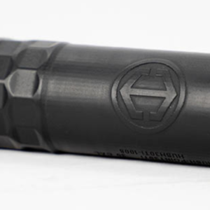 HUSH-POINT 30 SUPPRESSOR .30 CAL INCONEL FLOW-THRU, DT/HUB, 1/2X28 & 5/8X24 CAPS, FULL-AUTO RATED