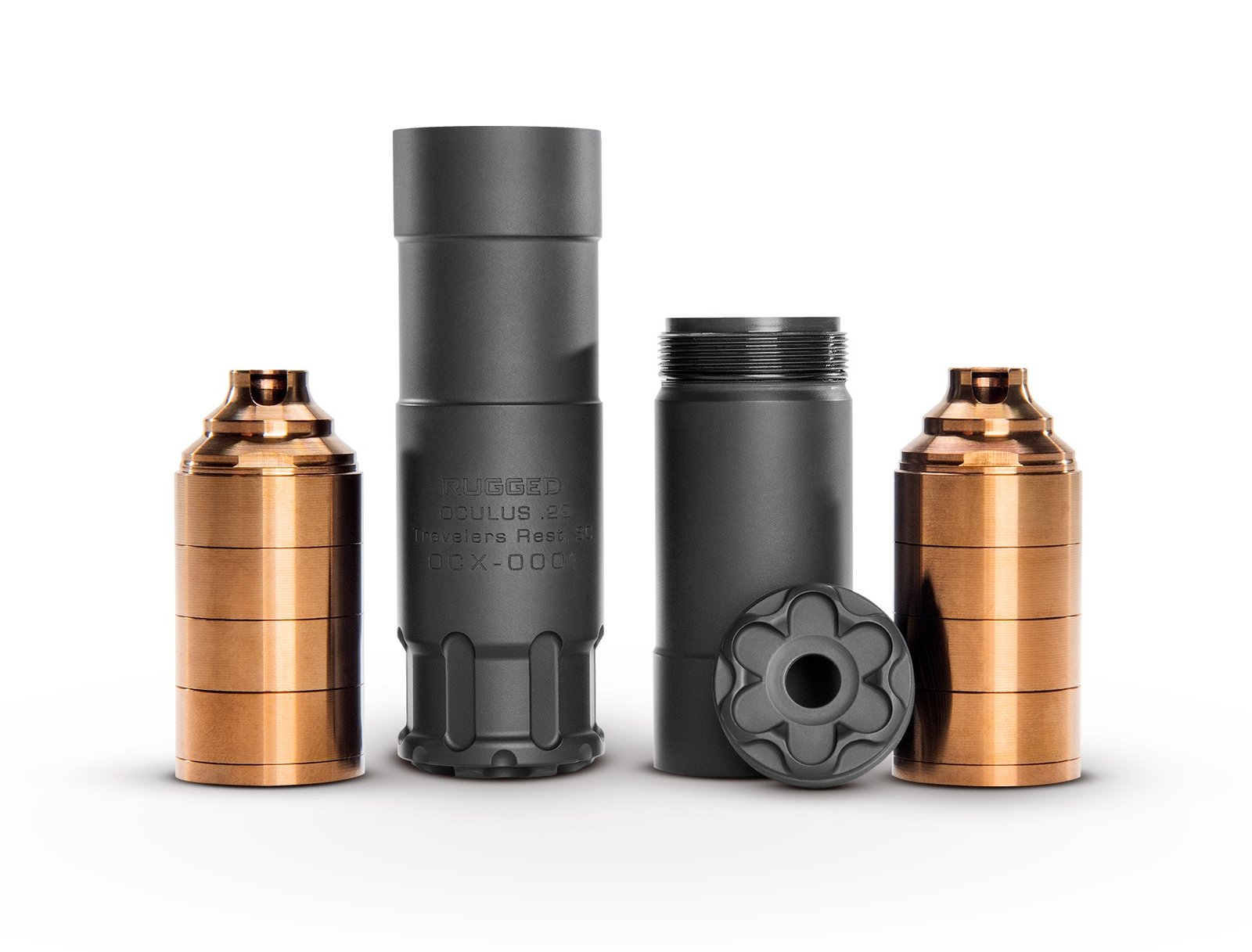 RUGGED SUPPRESSORS OCULUS22 22LR SILENCER BLACK