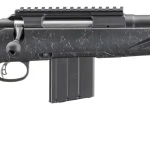 RUGER AMERICAN G2 PATROL 6MM ARC 16.10" BULL CONTOUR BLACK SPLATTER 10RD