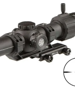 SIG SAUER TANGO MSR 1-6X24 30MM FFP, ILLUMINATED MSR BDC6, 0.5MOA