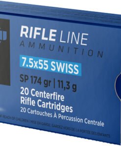 PPU 7.5X55 SWISS 174GR JSP - 20RD 10BX/CS