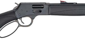 HENRY H12 X MODEL LEVER 357/38 - 17.4" TB BLUED BLACK SYN.