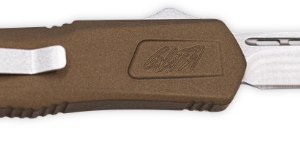 GLFA 8" OTF AUTO KNIFE SMOOTH BRONZ