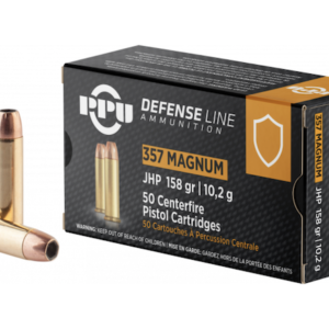 PPU 357MAG 158GR JHP 50BX
