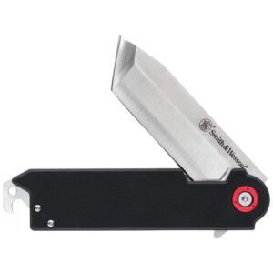 Smith & Wesson Big Benji Folding Knife 3-1/2" Clip Point Blade Black