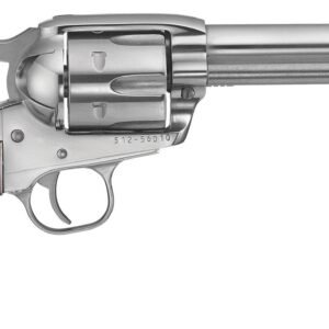 RUGER VAQUERO STAINLESS 45 COLT SA REVOLVER 4.62 BBL Gloss STS
