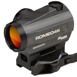 Sig Sauer ROMEO4H Red Dot Sight - 1x30mm 2 MOA Red Dot Ballistic Circle Dot Reticle Graphite