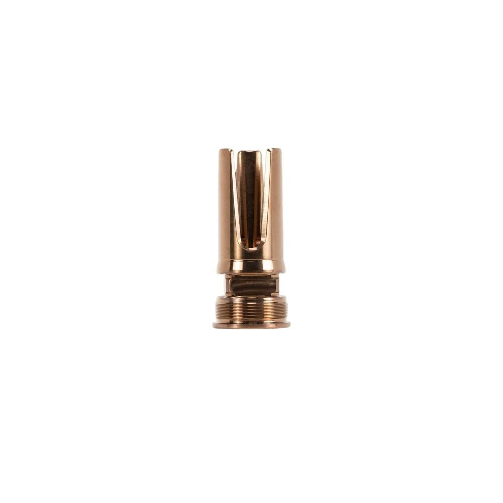 Q 3 Prong Flash Hider 1/2-28 8.6BLK .338 Bore