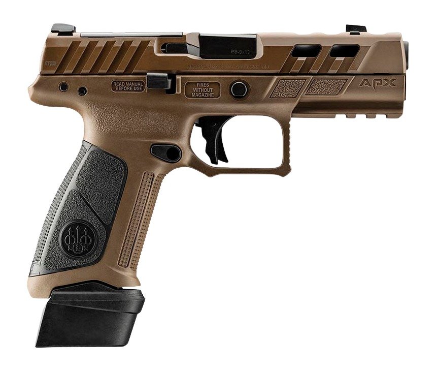 BERETTA APX A1 PORTED 9MM FDE 15+1