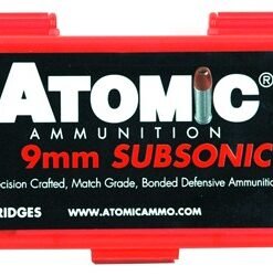 ATOMIC 9MM LUGER 147GR - SUBSONIC JHP 50RD 10BX/CS - Image 5