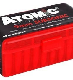 ATOMIC 9MM LUGER 147GR - SUBSONIC JHP 50RD 10BX/CS - Image 3
