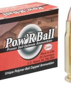 Glaser Pow'RBall Handgun Ammunition  .357 SIG 100 gr JHP 1600 fps 20/ct