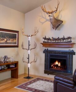 SKULL HOOKER TROPHY TREE W/ 5 - BRACKETS CUSTOMIZABLE DISPLAY - Image 5